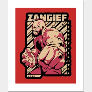 Zangief URSS Street Fighter fan art Posters and Art